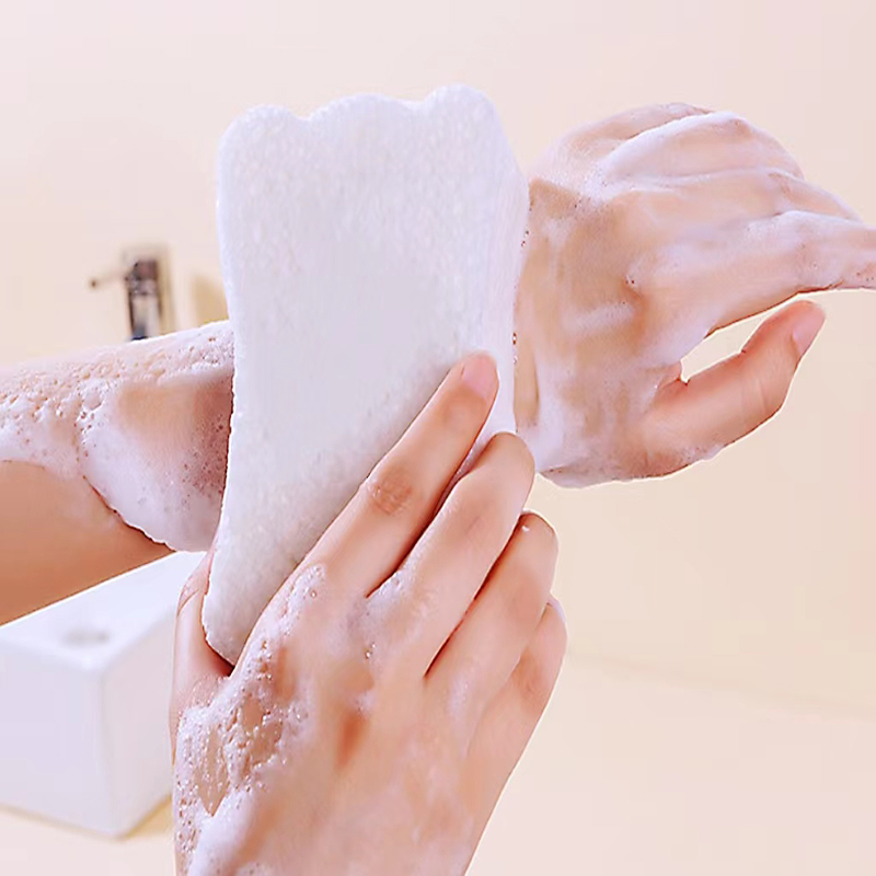 Esponja de celulosa esponjosa para baño de limpieza fuerte